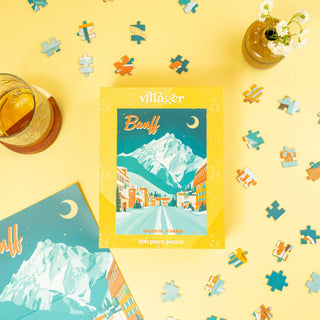 Banff Moonlight | Puzzle de 500 pièces | Conçu au Canada