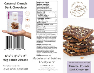 Crunch au caramel - Chocolat noir