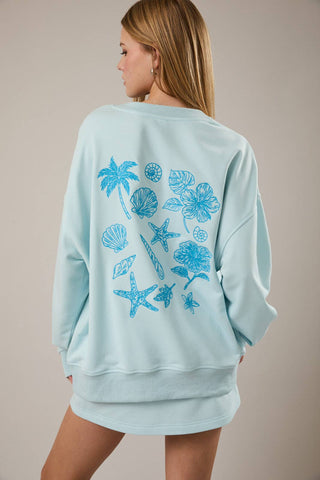 SWEATSHIRT SURDIMENSIONNÉ À MANCHES LONGUES