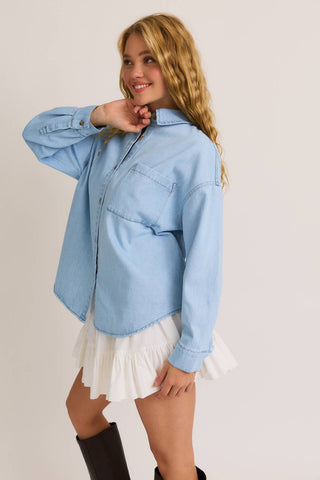 Chemise en denim - Ann (Light denim)