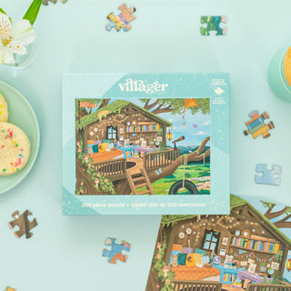 Cachette dans la cime des arbres | Puzzle 250 pièces | Conçu au Canada