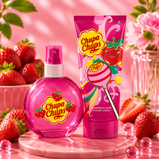 Chupa Chups Strawberry Swirl Fragrance Duo Gift Set