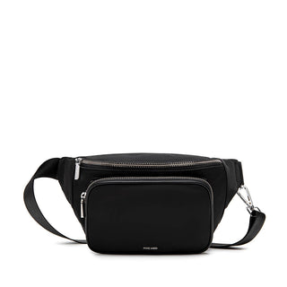 Aaliyah - Sac banane en nylon recyclé - Nylon noir