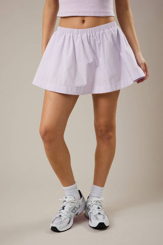 MINI-JUPE-SHORT À POCHES TAILLE MI-HAUTE