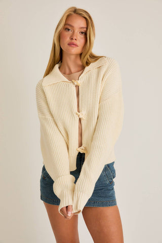 Cardigan - Sandy (Cream)