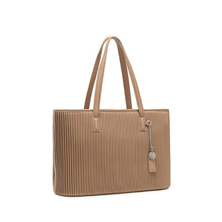 Sadie - Sac Cabas Vegan Recyclé - Latte Plissé