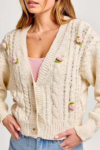 Cardigan - Ally (Cream)