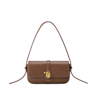 Athena - Sac mince végétalien recyclé - Espresso