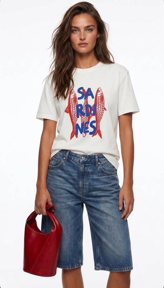 T-shirt graphique sardine