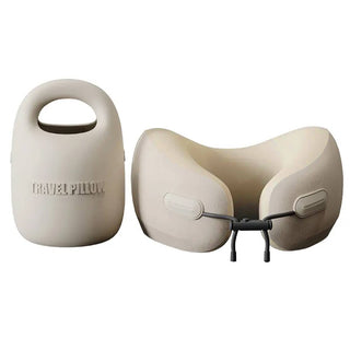 Coussin de voyage - Crème