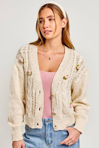 Cardigan - Ally (Cream)