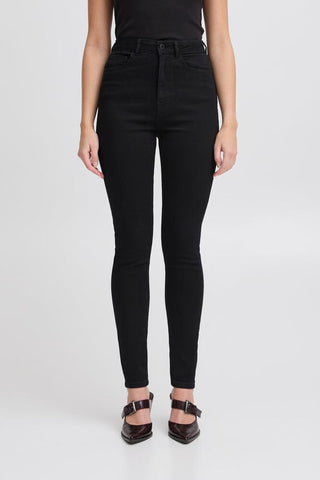Jeans - Twiggy slim high waist (Black)