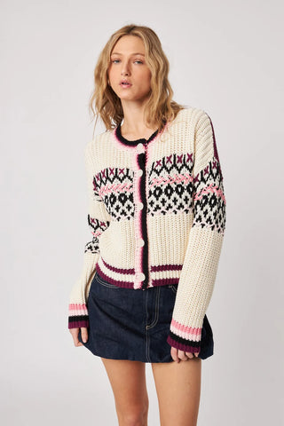 Cardigan - Emery (Berry chill)