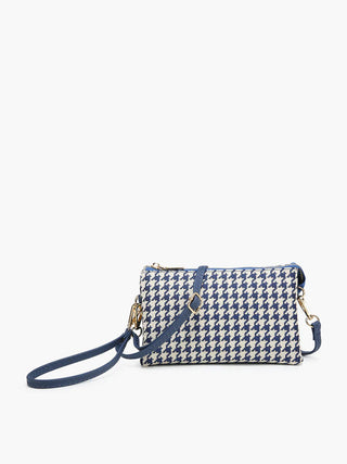 Pochette - Riley Houndstooth (Blue)