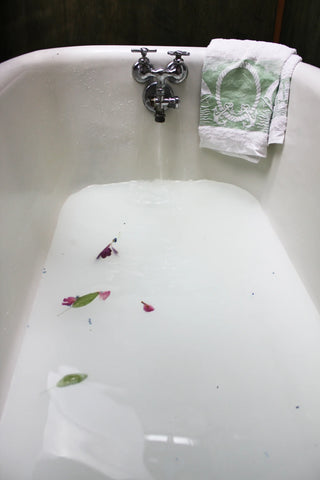 Lait de bain - Pivoine et fleurs d'olivier