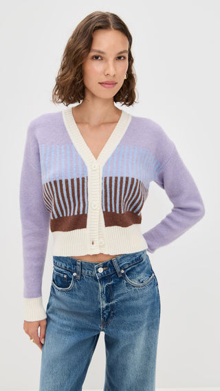 Cardigan - Linden (Multi stripe)