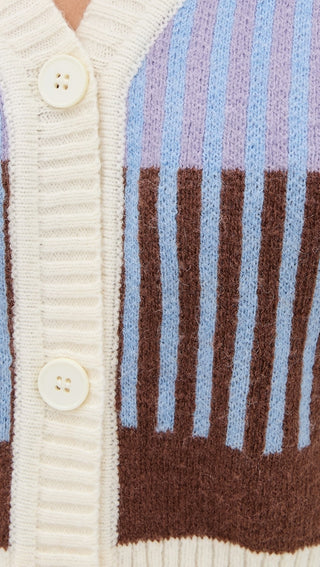 Cardigan - Linden (Multi stripe)
