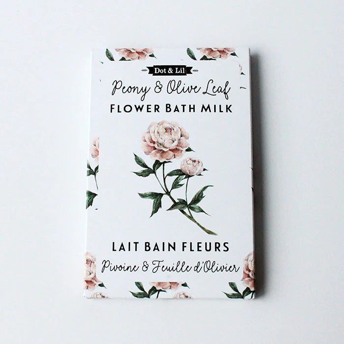 Sachet lait de bain - Pivoine et fleurs d&