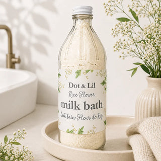 Lait de bain - fleur de riz