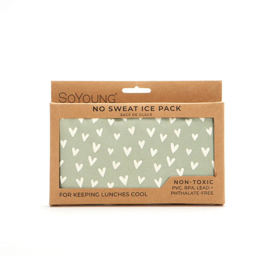 Sac de glace - Little hearts sage