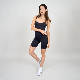 Romper - Perla Tank  (Black)