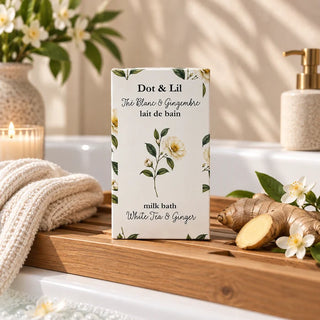 Sachet lait de bain - Thé blanc & gingembre