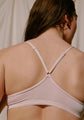 Bralette en microfibre bordure dentelle - (2/33$)