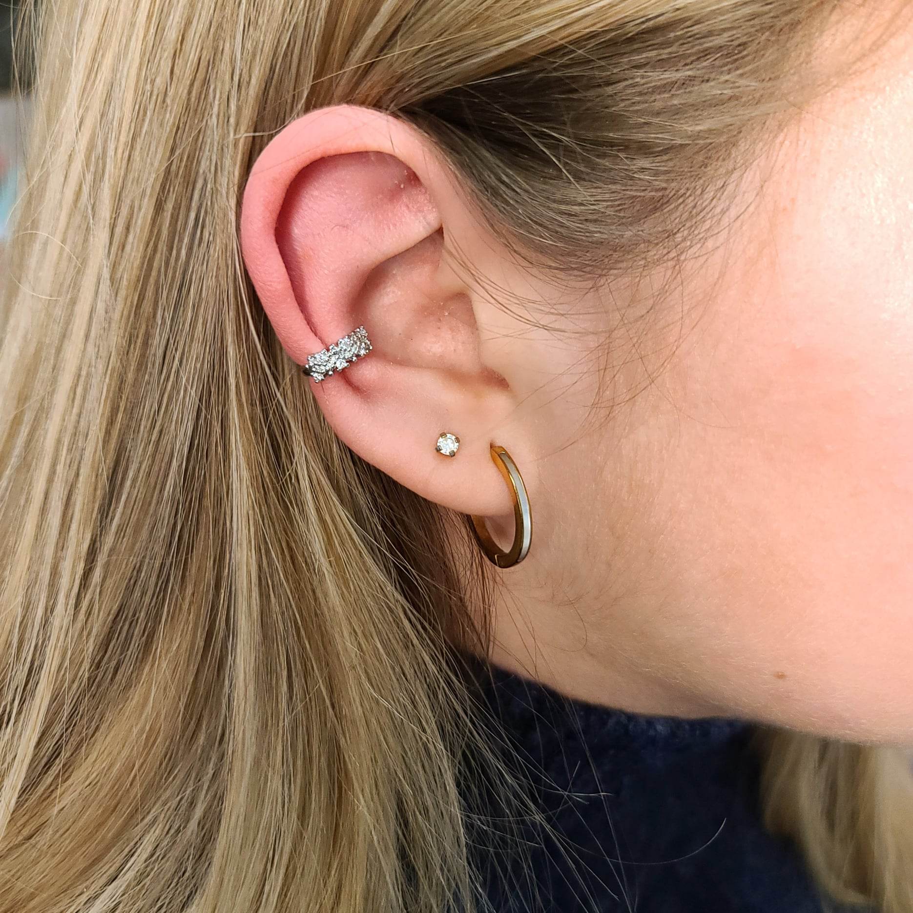 Ear cuff - Or et argent
