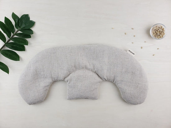 Heating pad for shoulders - Hemp and organic cotton (Sand)