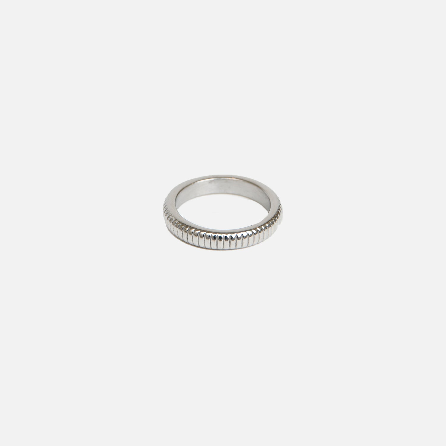 Ring - Textured ( silver ) 