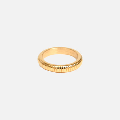Ring - Textured ( gold ) 
