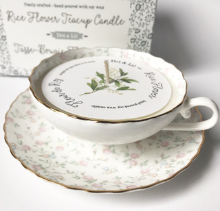 Tasse bougie - Fleur de riz