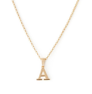 Collier - pendentif alphabétique (or)