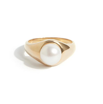 Ring - Freshwater pearl (gold) 