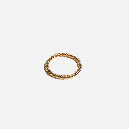 Ring - Twisted ( gold ) 