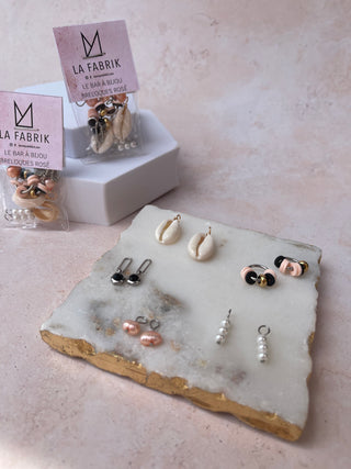 Customizable earring - Rings and charms