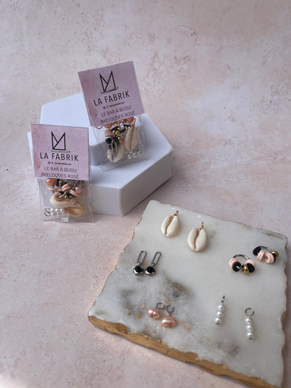 Customizable earring - Rings and charms