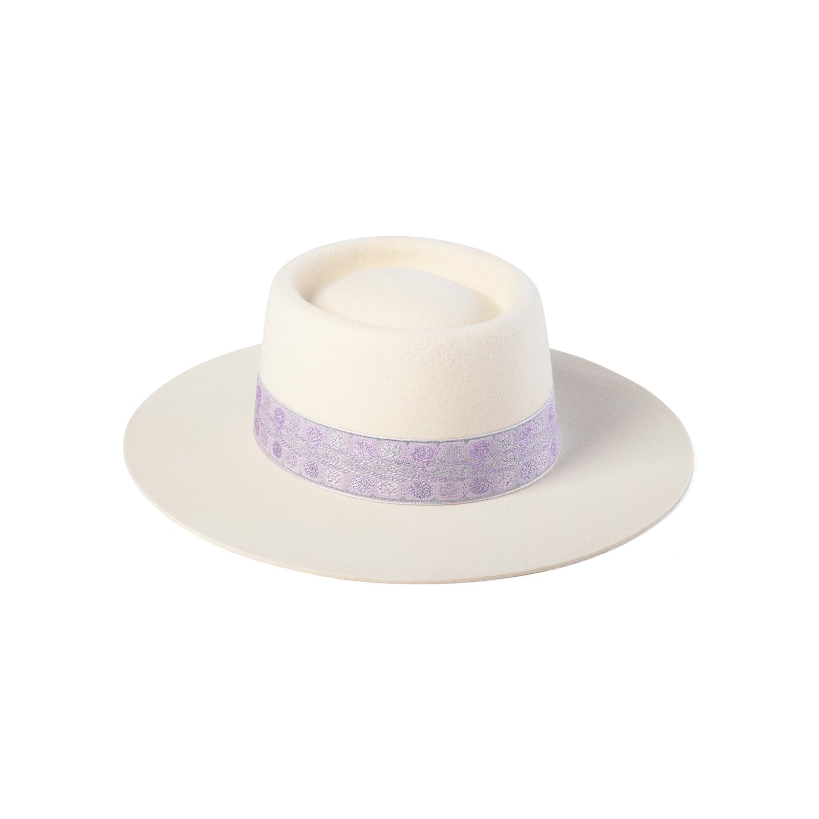Chapeau - Lavender Lolita (white/ivory/lavender)