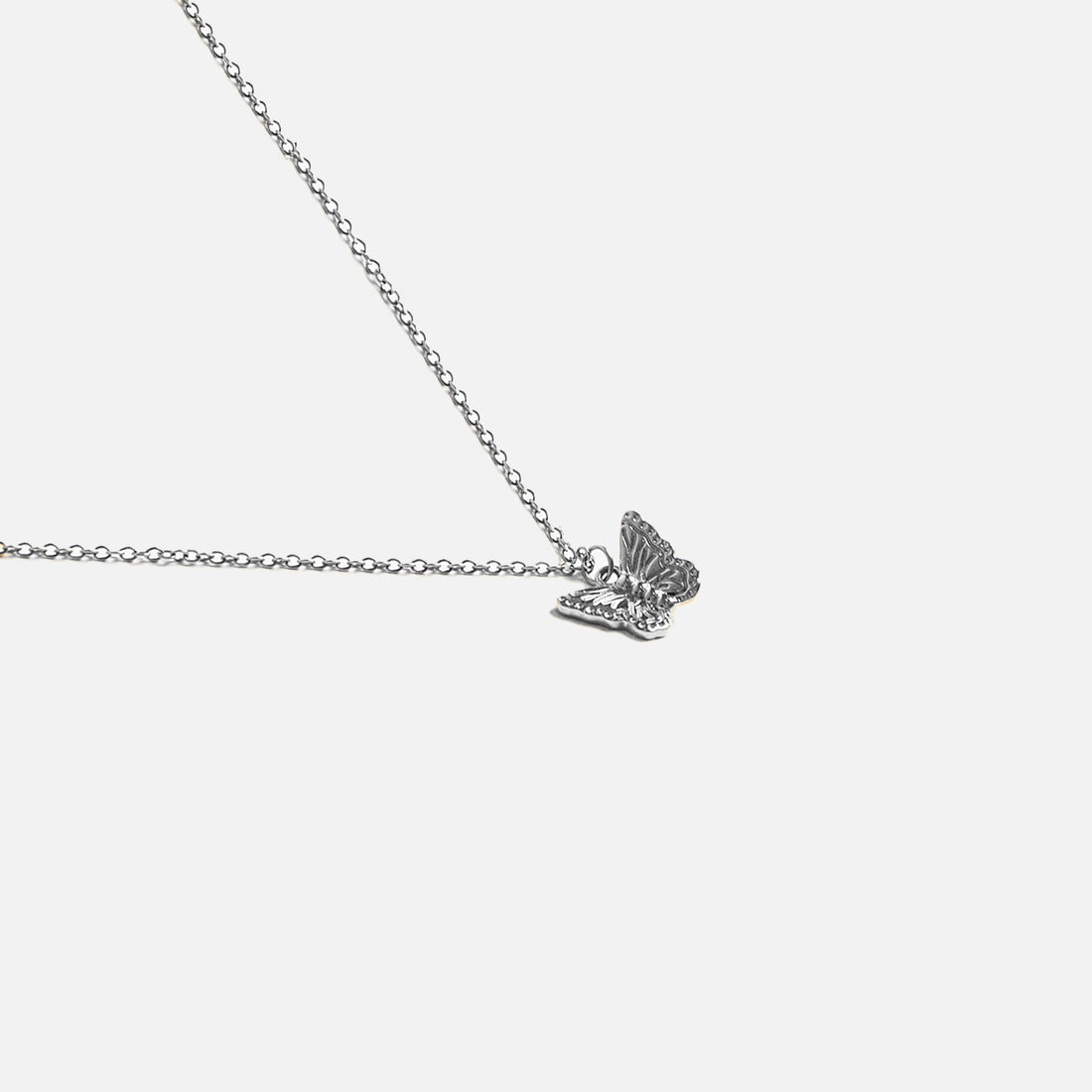 Chain - Butterfly Pendant (Silver)