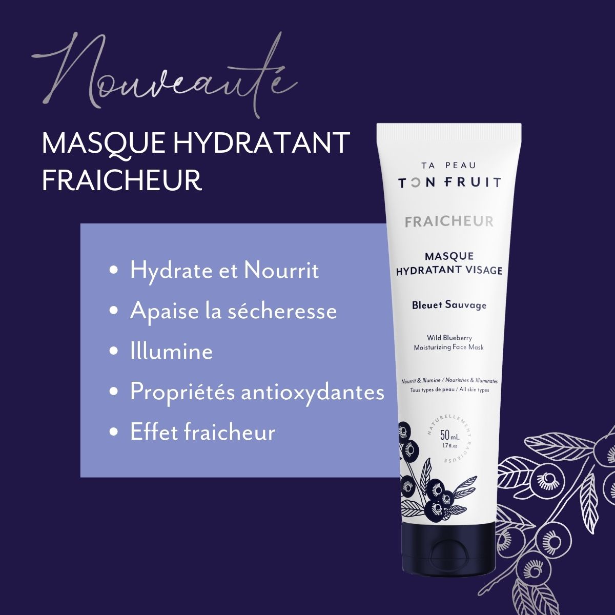 Masque hydratant - Fraicheur