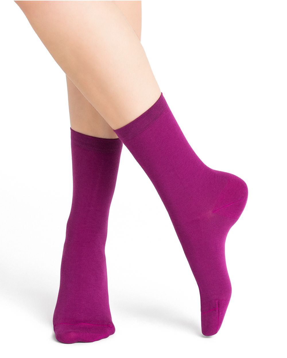 Socks - Plain (dahlia) 