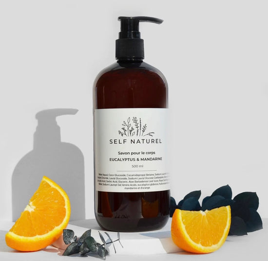 Soap - liquid for the body (Eucalyptus and mandarin)