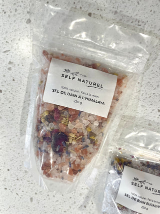 Bath salt - natural (various smells)