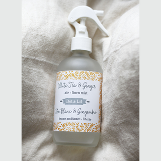 Room mist + bedding - White Tea &amp; Ginger